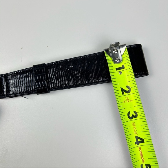 BIG BUDDHA Santa Barbara Black Patent Leather Clutch Wristlet Bag - Picture 8 of 10